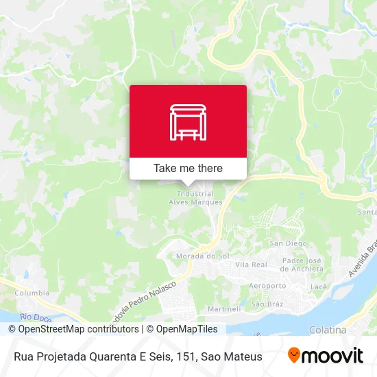 Rua Projetada Quarenta E Seis, 151 map