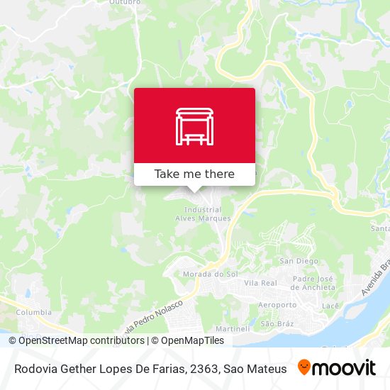 Rodovia Gether Lopes De Farias, 2363 map