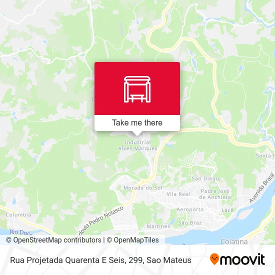 Rua Projetada Quarenta E Seis, 299 map