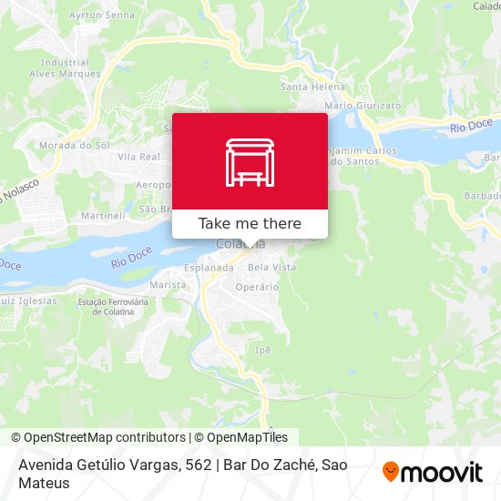 Avenida Getúlio Vargas, 562 | Bar Do Zaché map