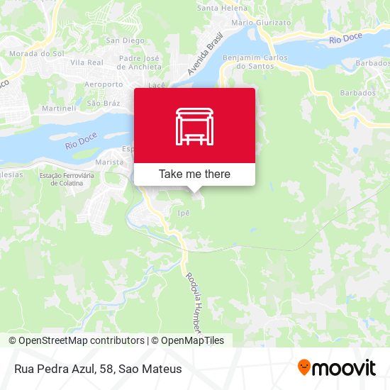 Rua Pedra Azul, 58 map