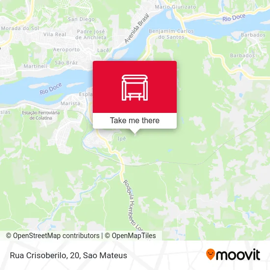 Rua Crisoberilo, 20 map