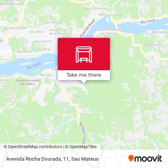 Avenida Rocha Dourada, 11 map
