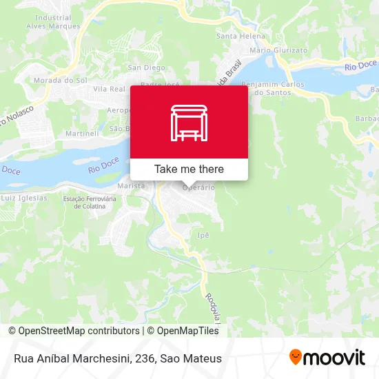 Rua Aníbal Marchesini, 236 map