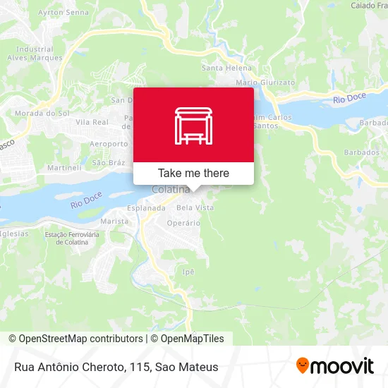 Rua Antônio Cheroto, 115 map
