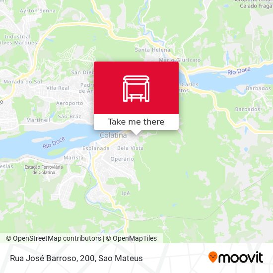 Rua José Barroso, 200 map