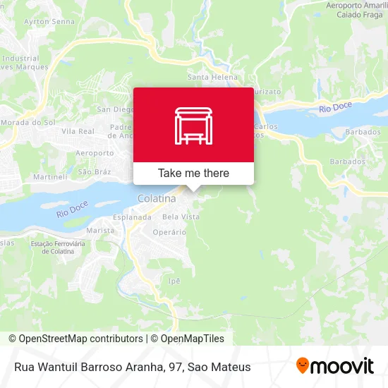 Rua Wantuil Barroso Aranha, 97 map