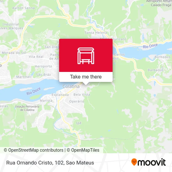 Rua Ornando Cristo, 102 map