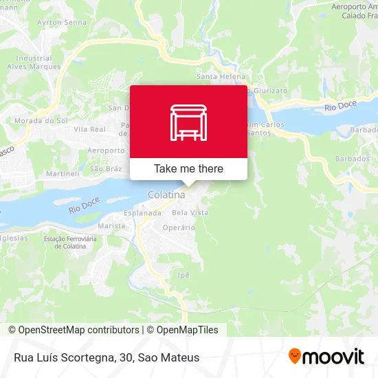 Rua Luís Scortegna, 30 map