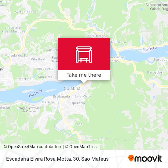Escadaria Elvira Rosa Motta, 30 map