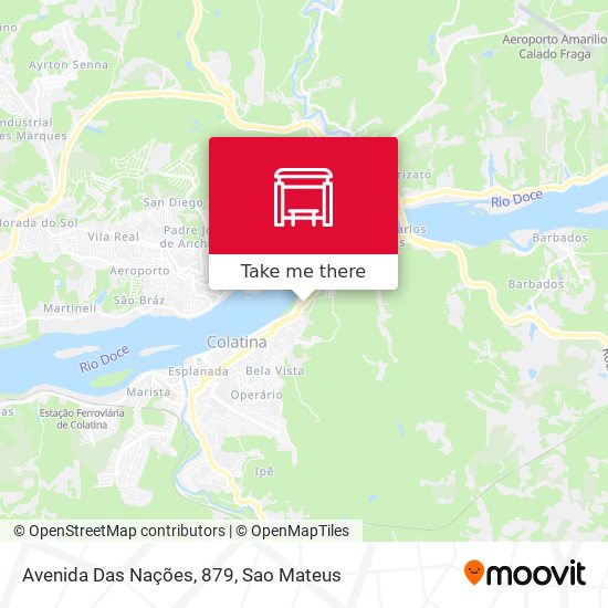 Avenida Das Nações, 879 map