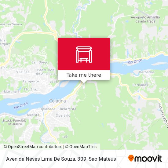 Avenida Neves Lima De Souza, 309 map