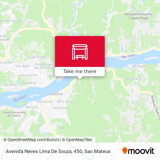 Avenida Neves Lima De Souza, 450 map