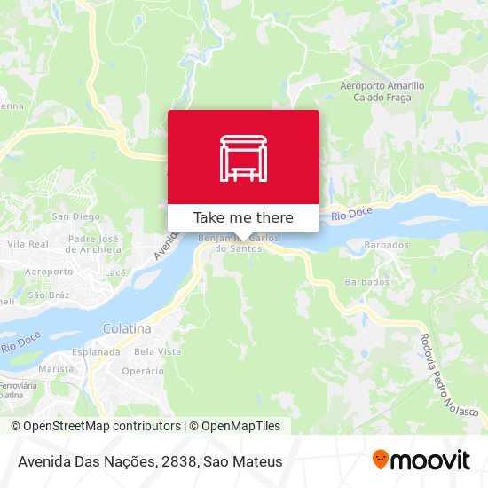 Avenida Das Nações, 2838 map
