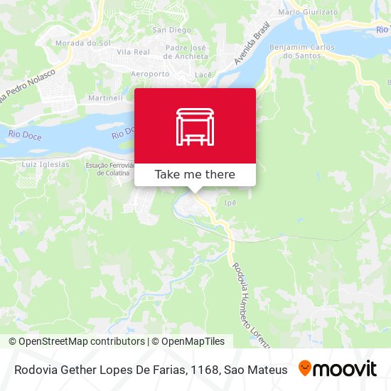 Rodovia Gether Lopes De Farias, 1168 map