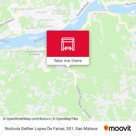 Rodovia Gether Lopes De Farias, 551 map