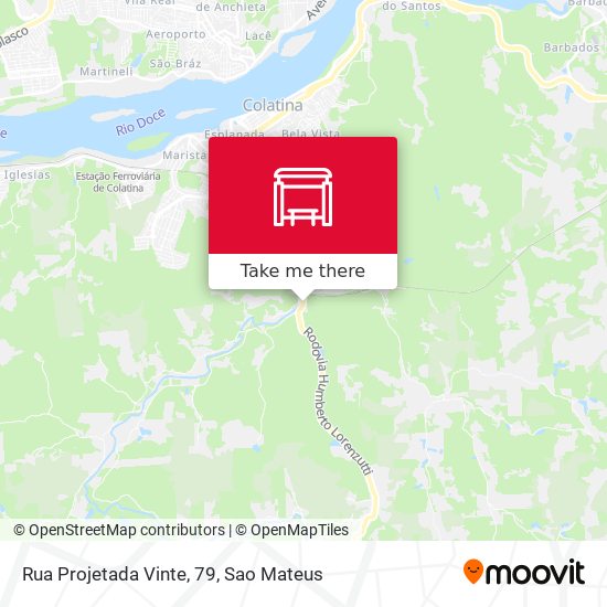 Rua Projetada Vinte, 79 map