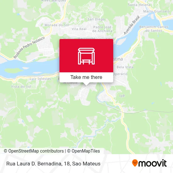 Rua Laura D. Bernadina, 18 map