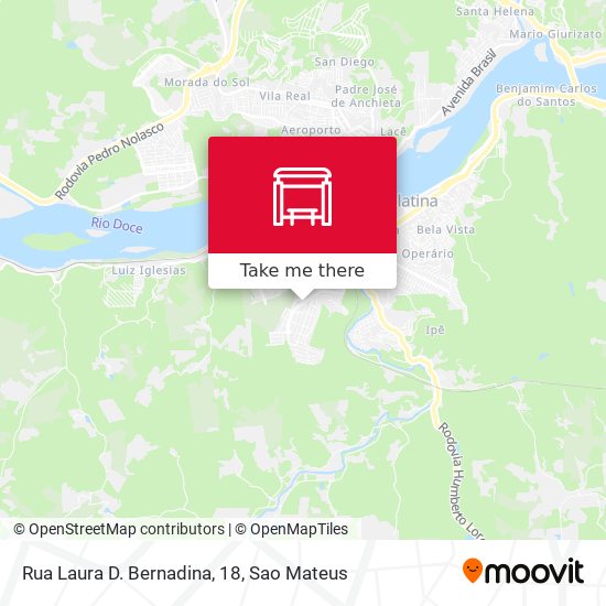 Rua Laura D. Bernadina, 18 map