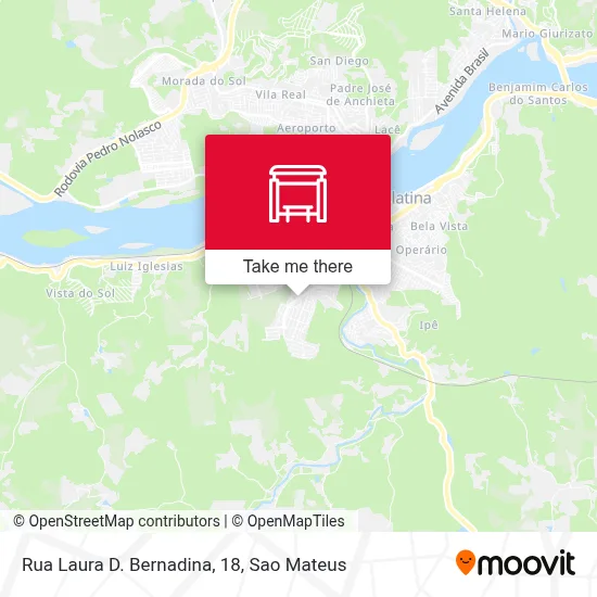 Rua Laura D. Bernadina, 18 map
