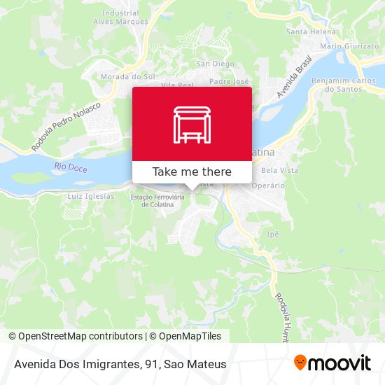 Avenida Dos Imigrantes, 91 map