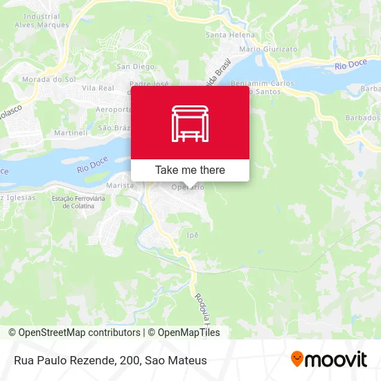 Rua Paulo Rezende, 200 map