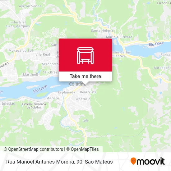 Rua Manoel Antunes Moreira, 90 map