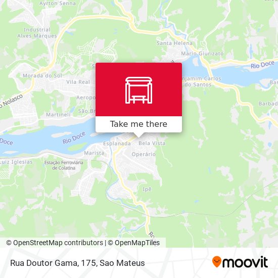 Rua Doutor Gama, 175 map