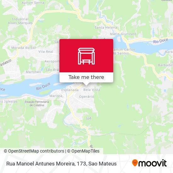Rua Manoel Antunes Moreira, 173 map
