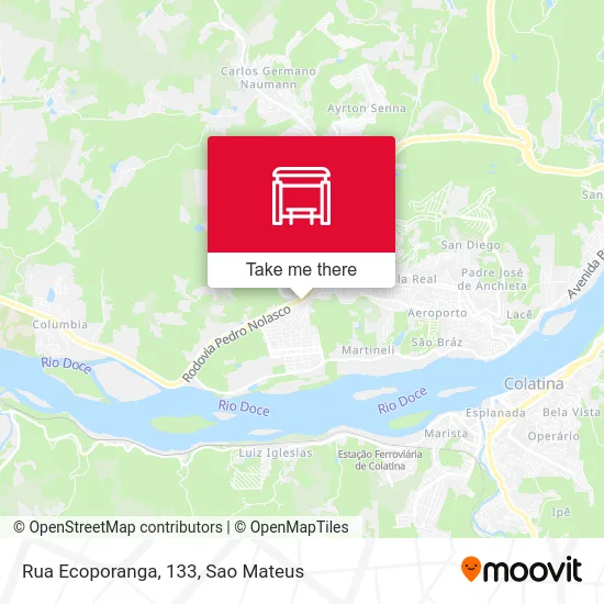 Rua Ecoporanga, 133 map