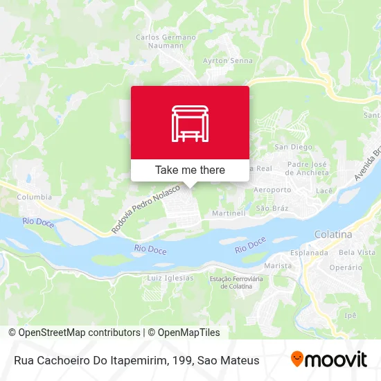 Rua Cachoeiro Do Itapemirim, 199 map