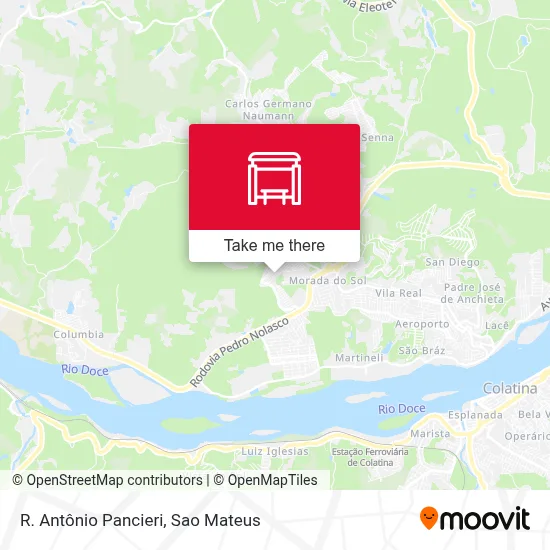 R. Antônio Pancieri map