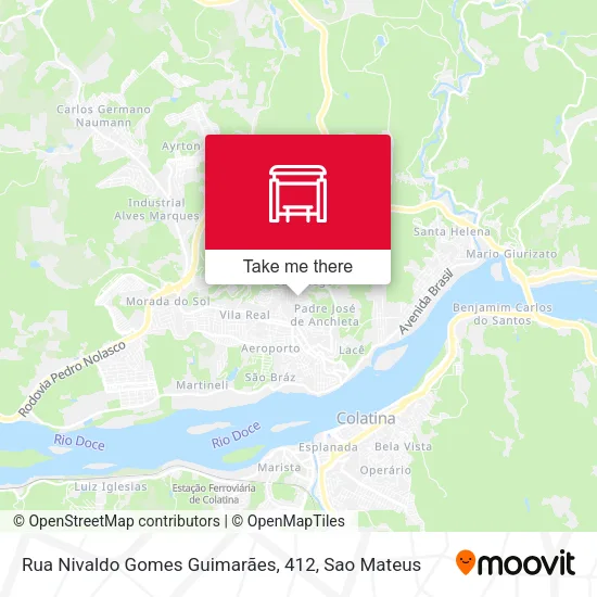 Rua Nivaldo Gomes Guimarães, 412 map