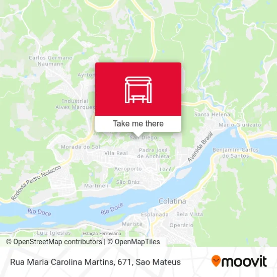 Rua Maria Carolina Martins, 671 map