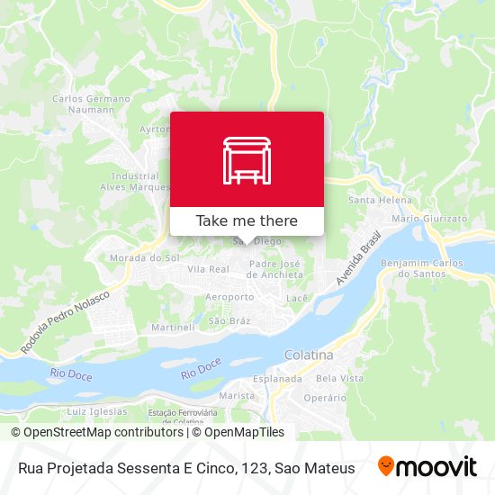 Rua Projetada Sessenta E Cinco, 123 map