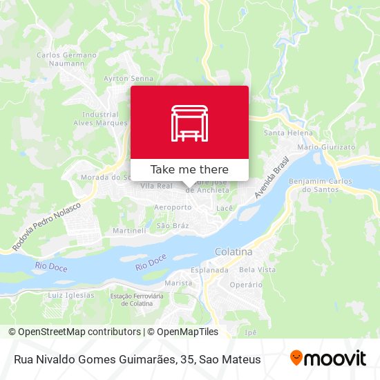 Rua Nivaldo Gomes Guimarães, 35 map