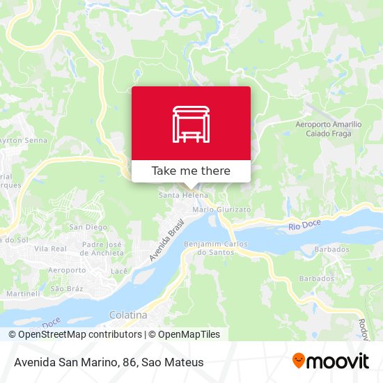 Avenida San Marino, 86 map