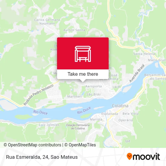 Rua Esmeralda, 24 map