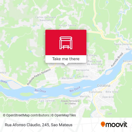 Rua Afonso Cláudio, 245 map