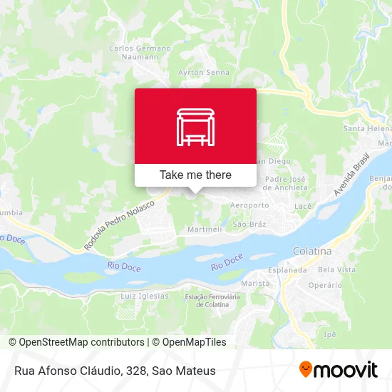 Rua Afonso Cláudio, 328 map