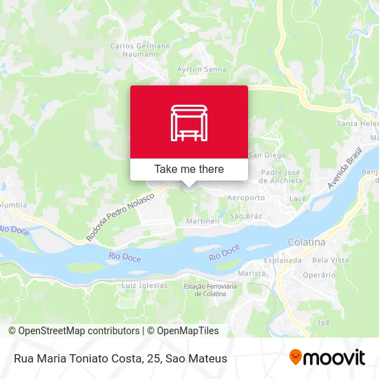Rua Maria Toniato Costa, 25 map