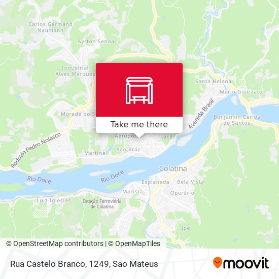 Rua Castelo Branco, 1249 map