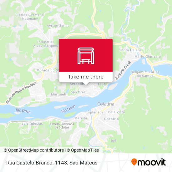 Rua Castelo Branco, 1143 map