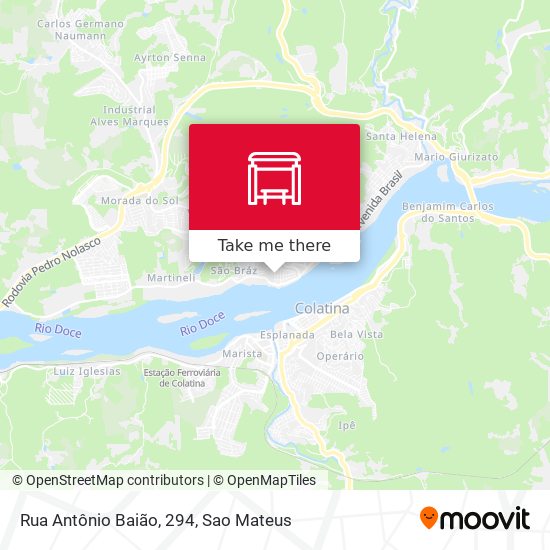Rua Antônio Baião, 294 map