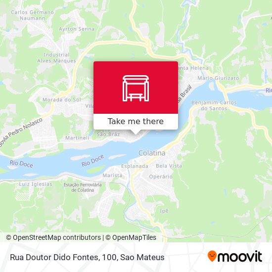 Rua Doutor Dido Fontes, 100 map