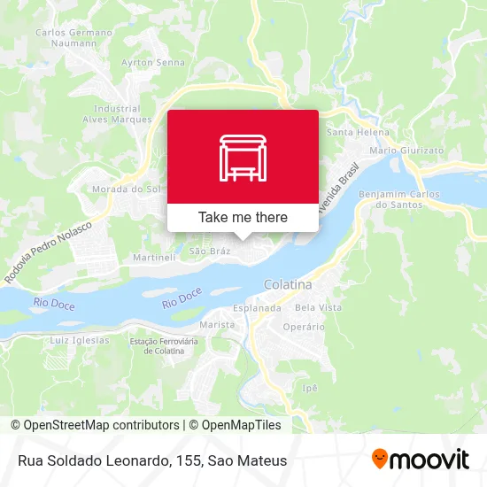 Rua Soldado Leonardo, 155 map