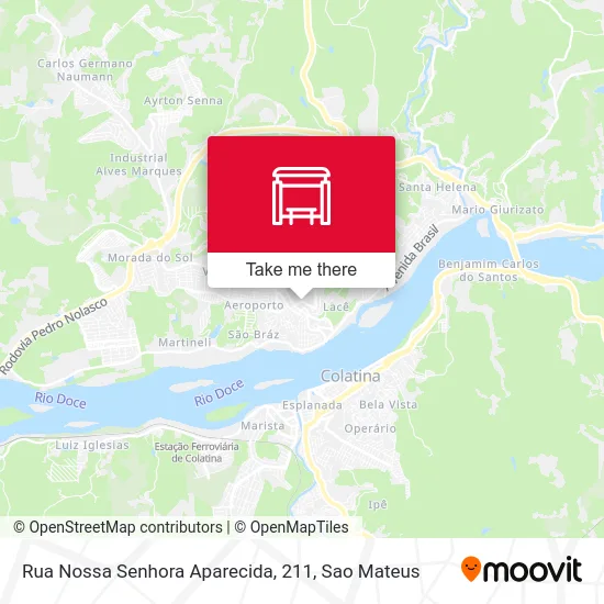 Rua Nossa Senhora Aparecida, 211 map