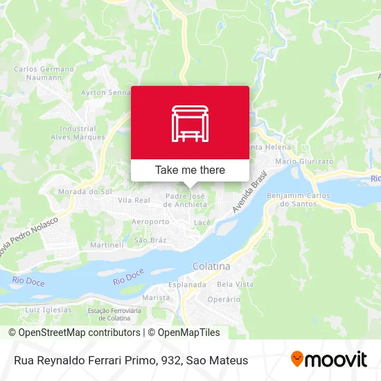 Rua Reynaldo Ferrari Primo, 932 map