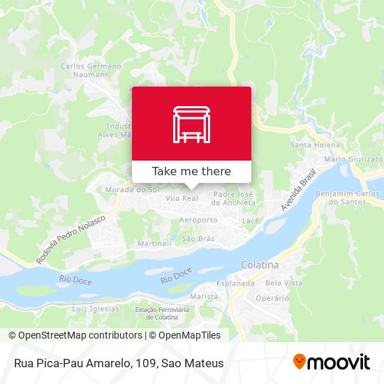 Rua Pica-Pau Amarelo, 109 map