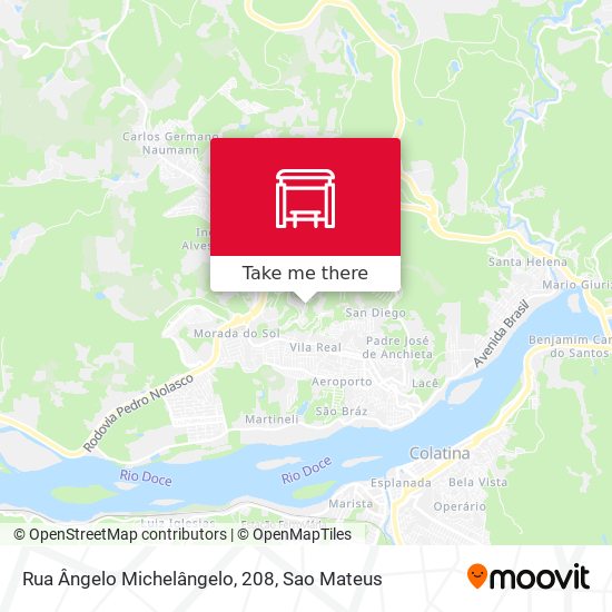 Rua Ângelo Michelângelo, 208 map